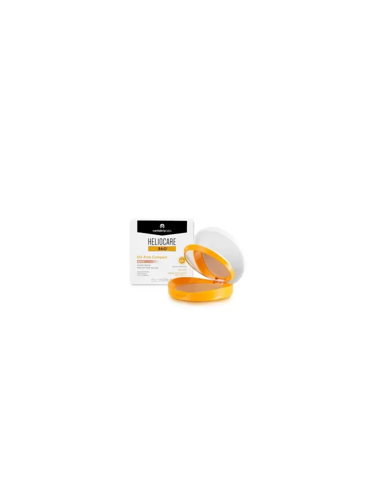НELIOCARE 360 OIL-FREE COMPACT SPF 50 SUNSCREEN BEIGE – Крем-пудра компактная с SPF 50 для жирной и комбинированной кожи (нат.)