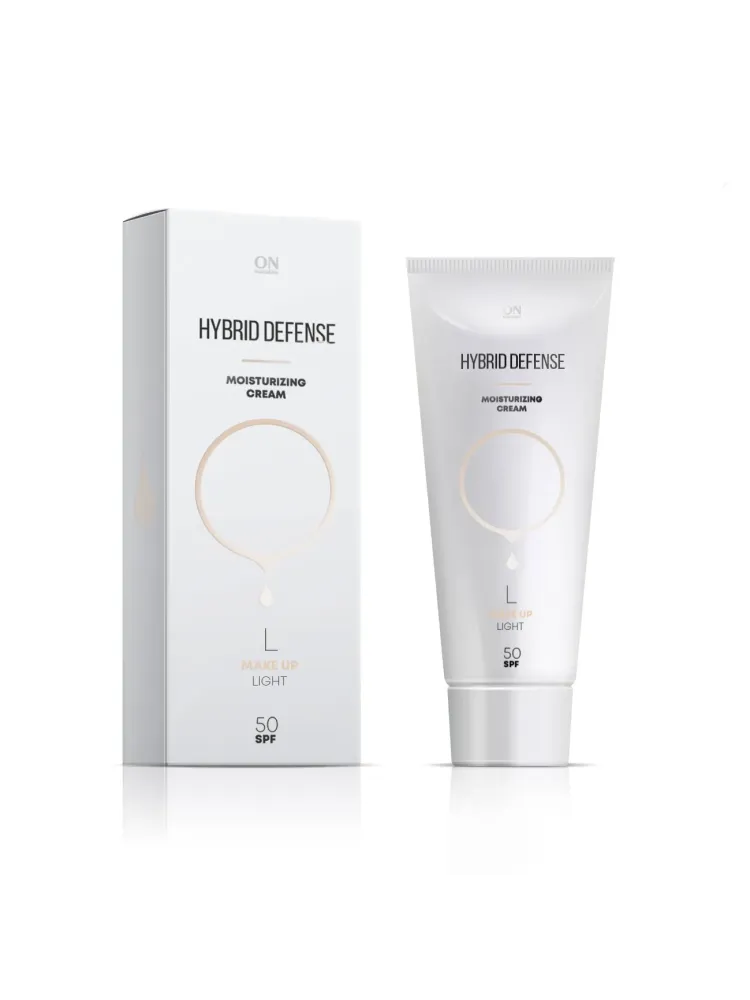 Защитный гибрид-крем SPF 50 с экстрактом бессмертинка с тоном (L)