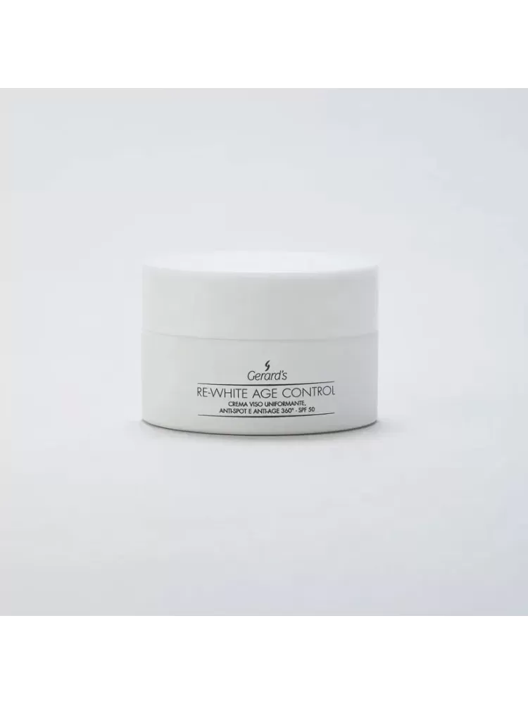 RE-WHITE AGE CONTROL CREAM SPF 50 – Выравнивающий тон кожи крем c анти-age